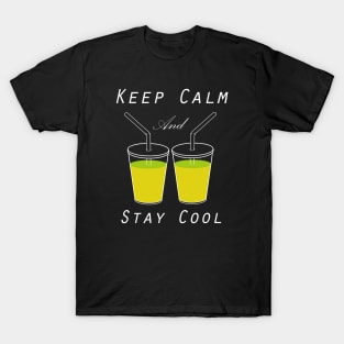 My favourite drink is orange juice stay cool keep calm T-Shirt